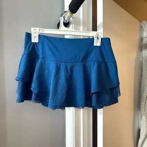 Lucky in Love Blue Athletic Skort